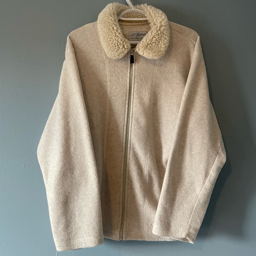 🔥3/$25🔥Vintage sherpa collar fleece